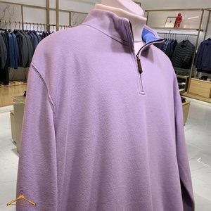 Lands' End Sweater - XXL, 1/4 Zip, Lavender, NWOT